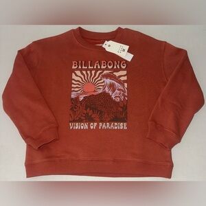 Billabong Big Girls Long-Sleeve Paradise Vision French Terry Sweatshirt